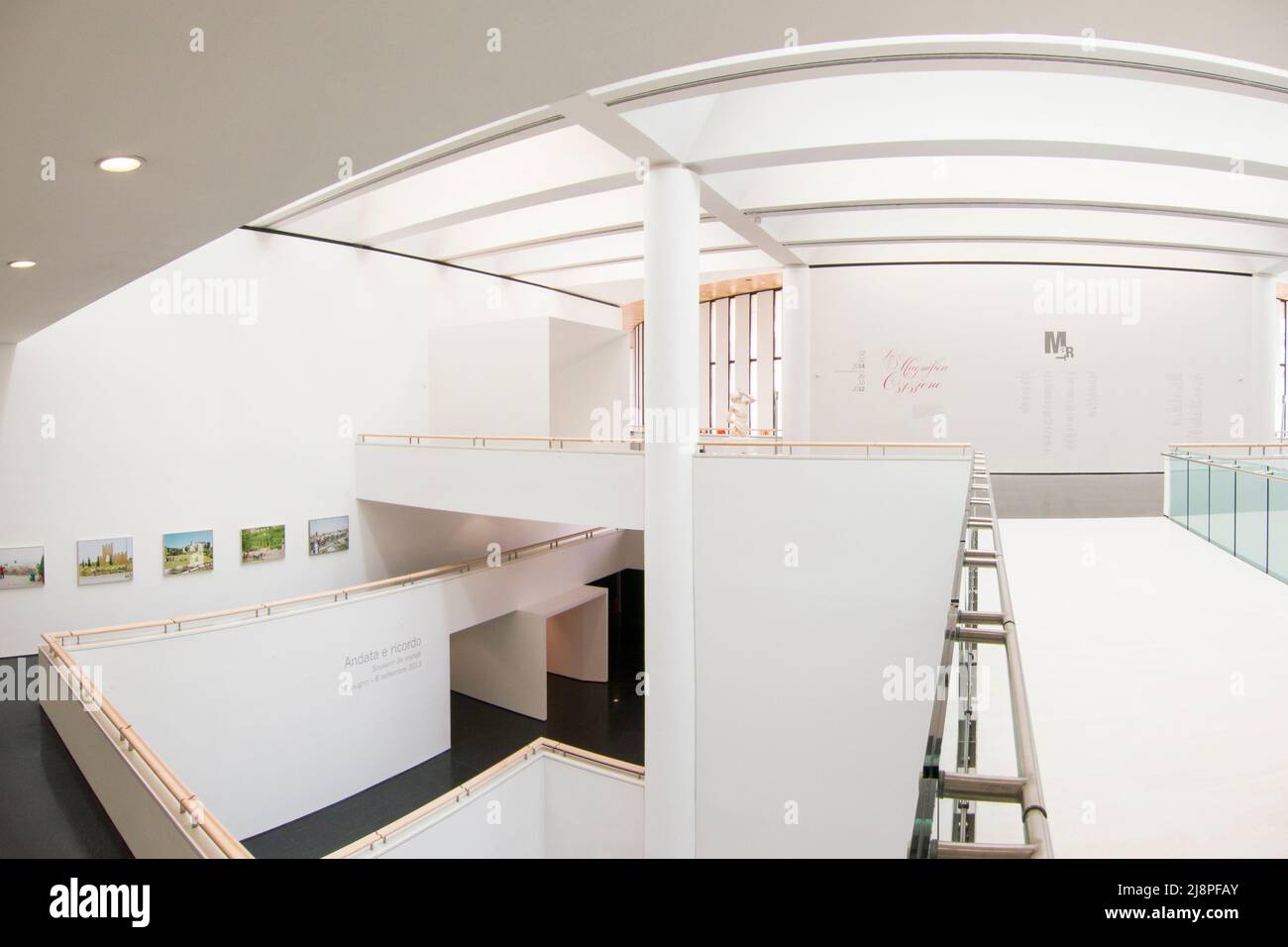 MART Museo di Arte Moderna e Contemporanea di Trento e Rovereto Rovereto - Italia progetto Architetto Mario Botta [Musée d'art contemporain - Roveret Banque D'Images