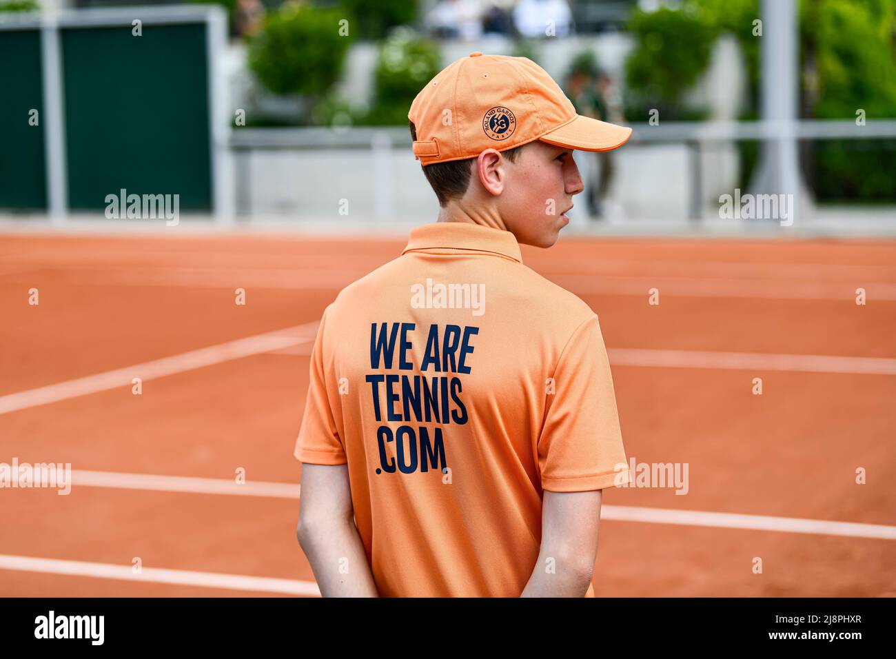 Casquette ramasseur de balles homme Lacoste pour Roland-Garros - Orange