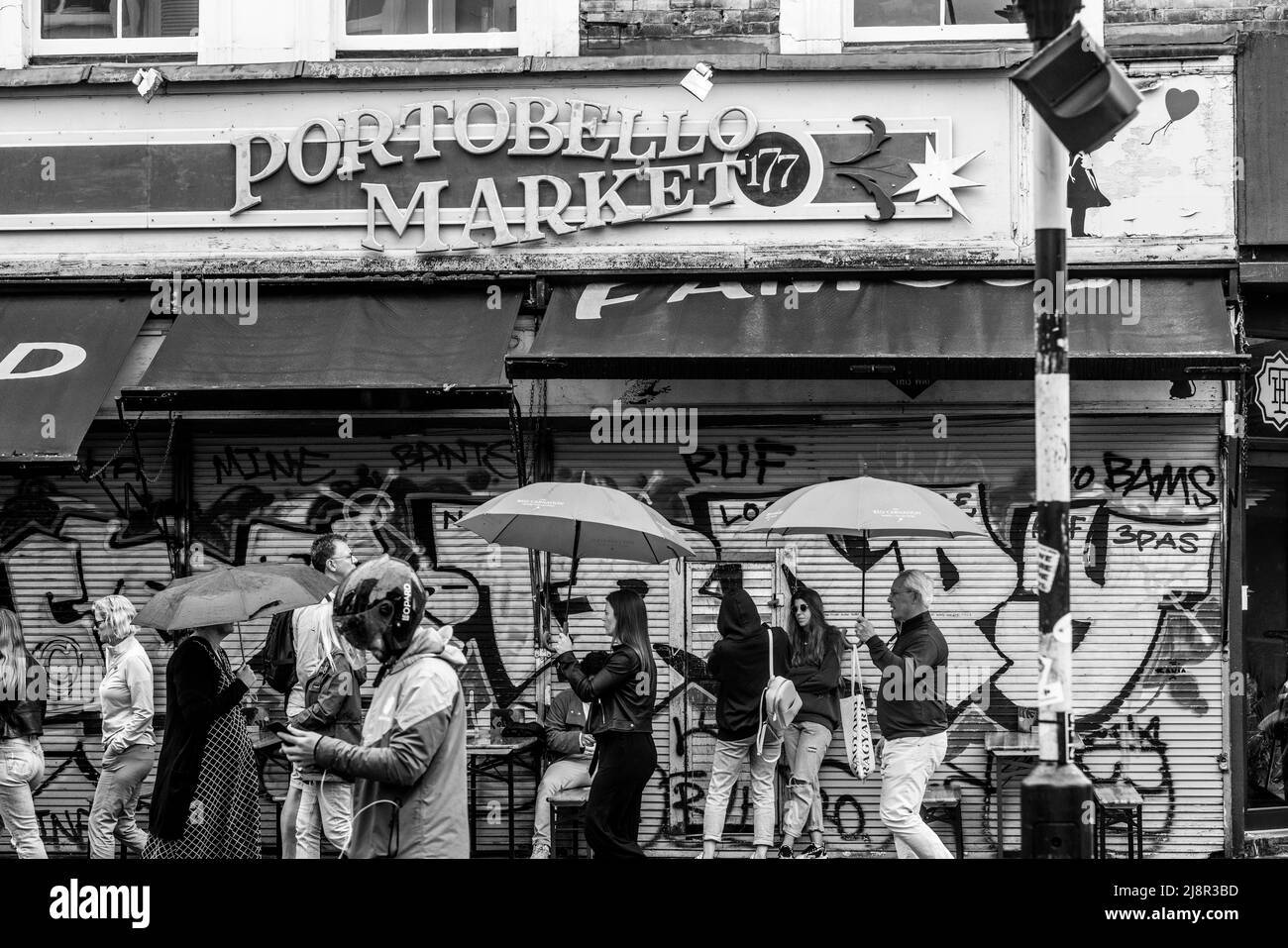 London Portobello Road Banque D'Images