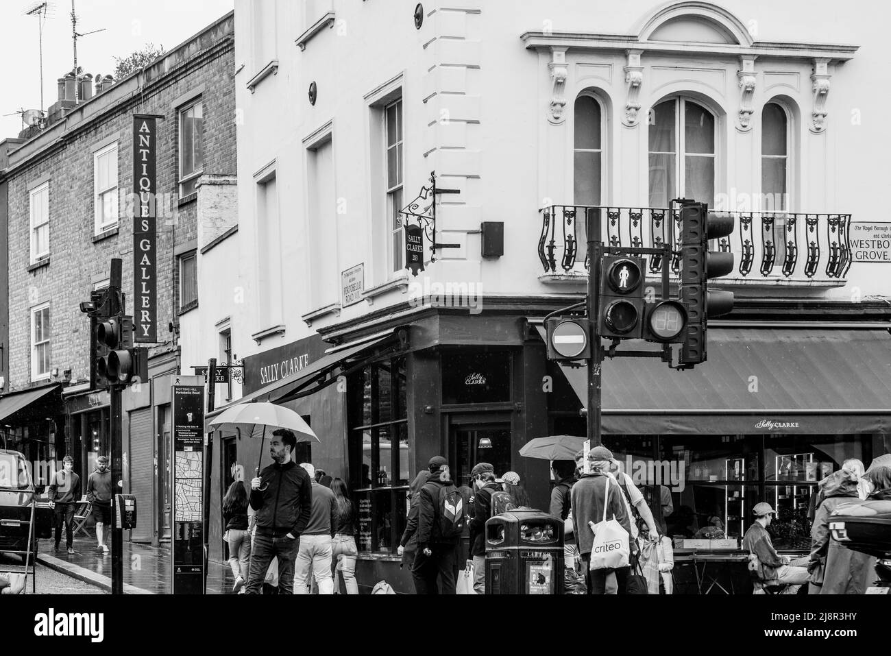 London Portobello Road Banque D'Images