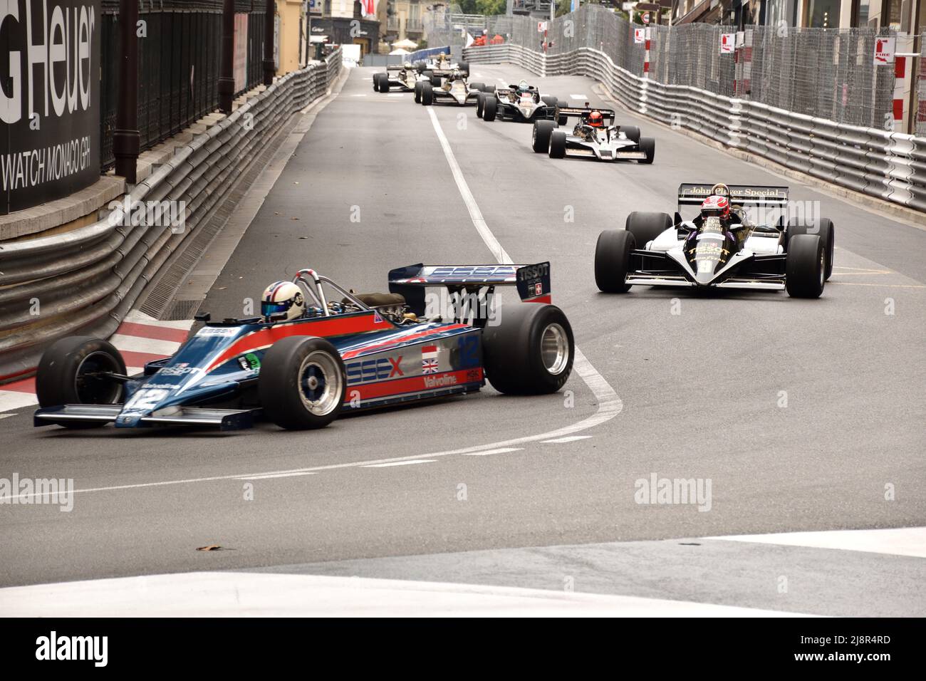 Grand prix historique de monaco 2022 - qualification du samedi et course du dimanche Banque D'Images