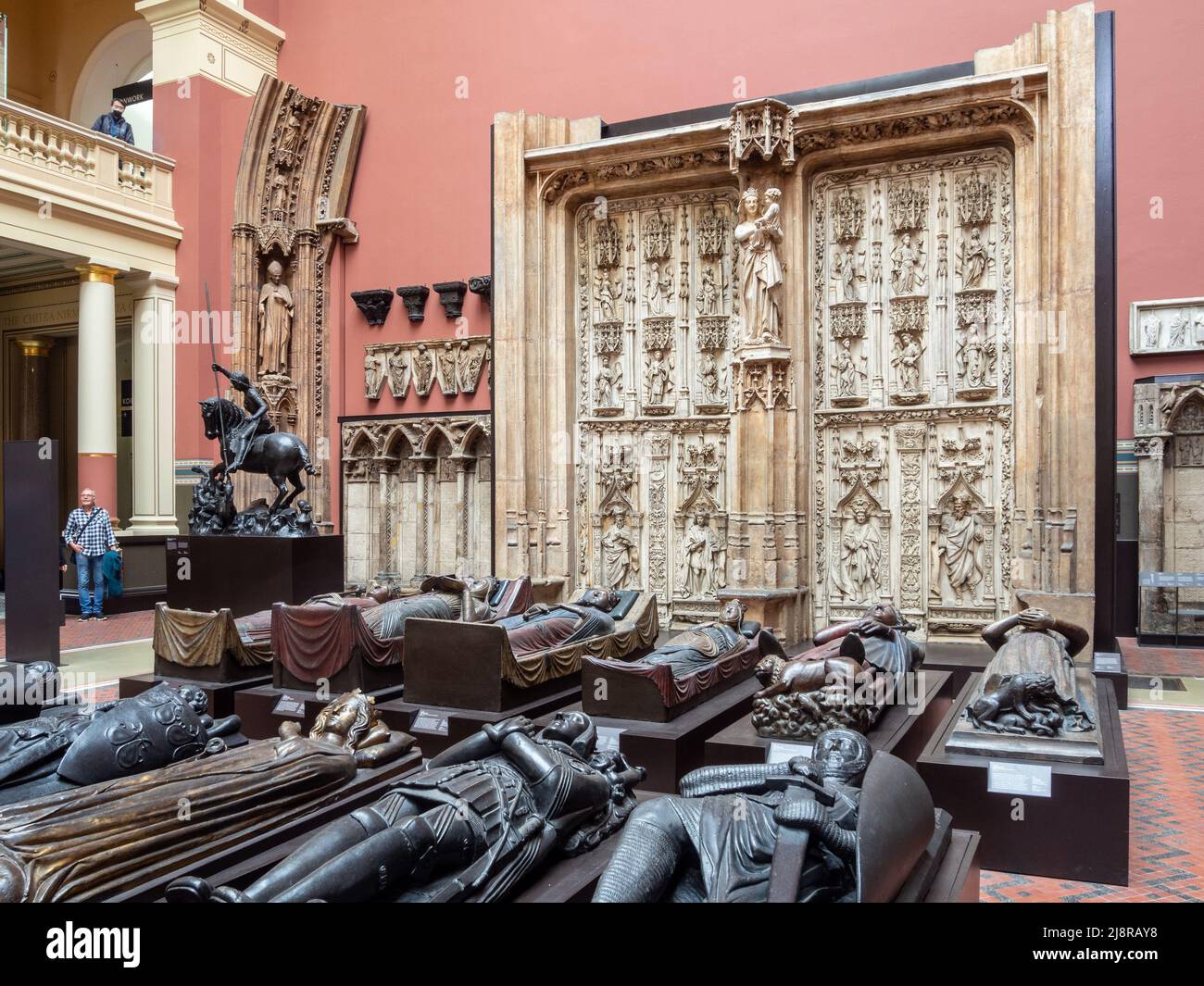 Cast court, Victoria and Albert Museum, South Kensington, Londres, Royaume-Uni Banque D'Images