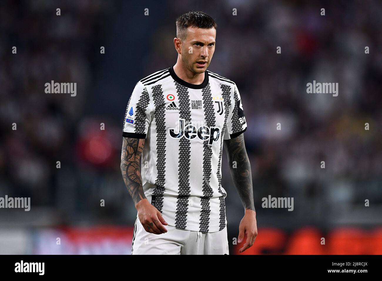 Turin, Italie. 16 mai 2022. Federico Bernardeschi de Juventus FC regarde pendant la série Un match de football entre Juventus FC et SS Lazio. Credit: Nicolò Campo/Alay Live News Banque D'Images