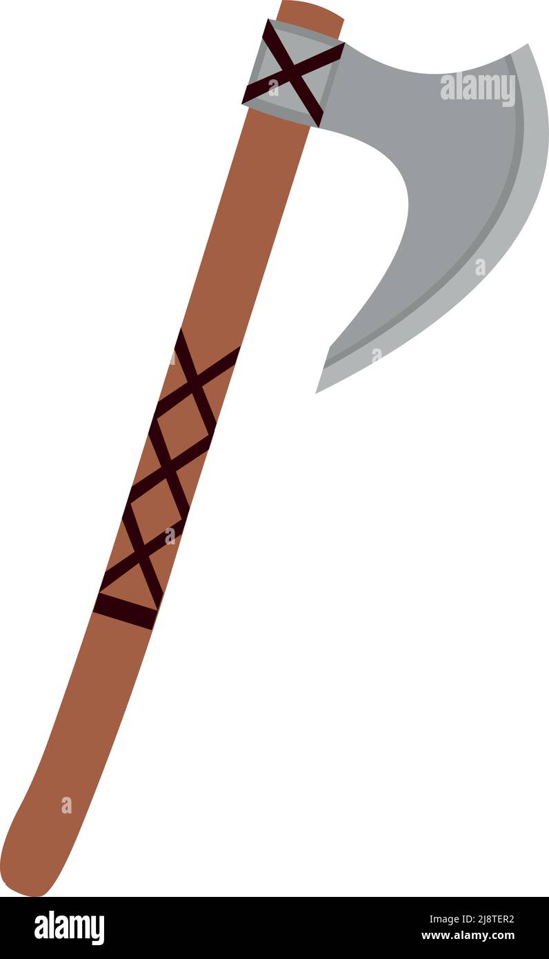 Illustration vectorielle d'une hache viking Illustration de Vecteur