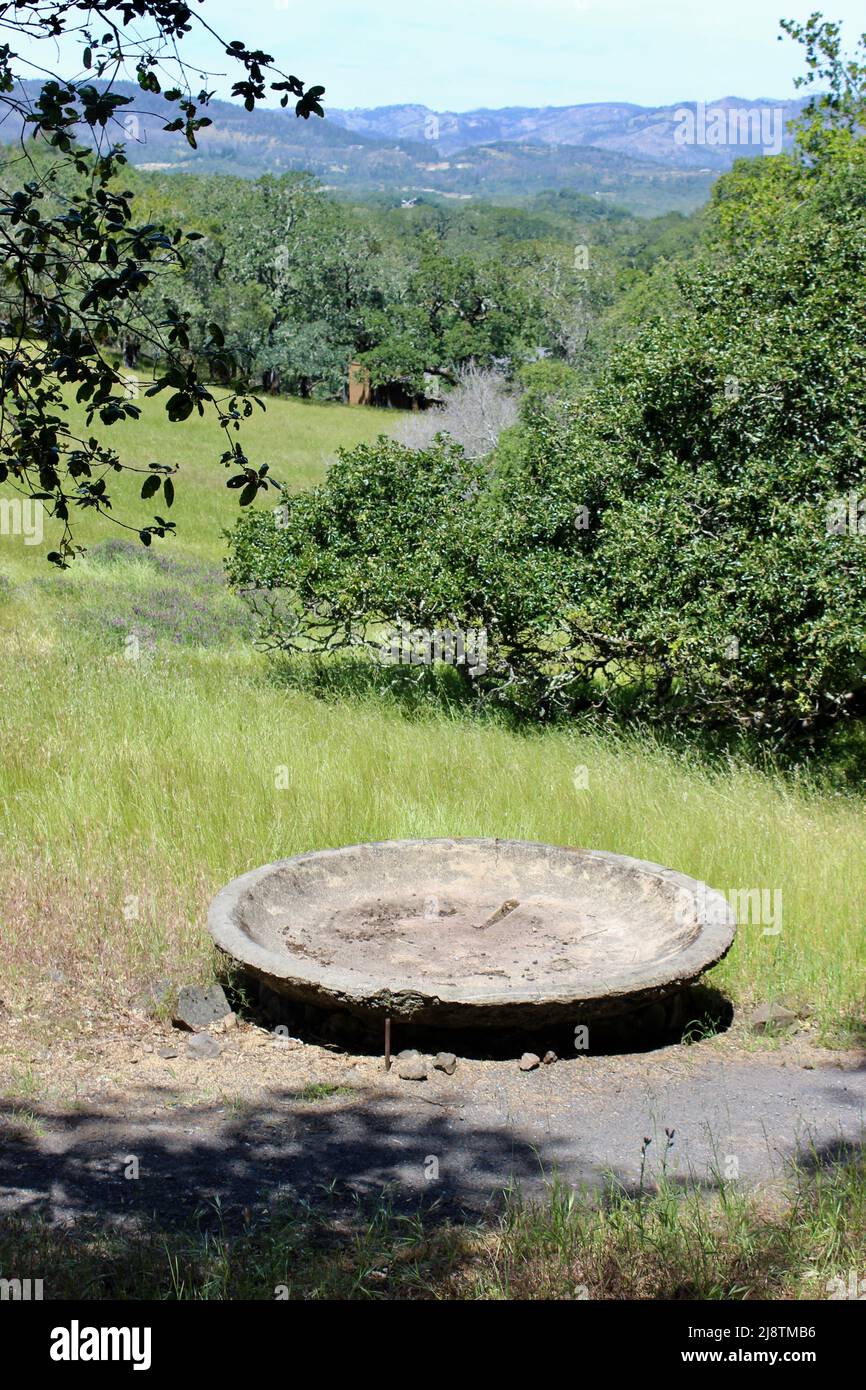 Feeding Basin, parc historique national Jack London, Californie Banque D'Images