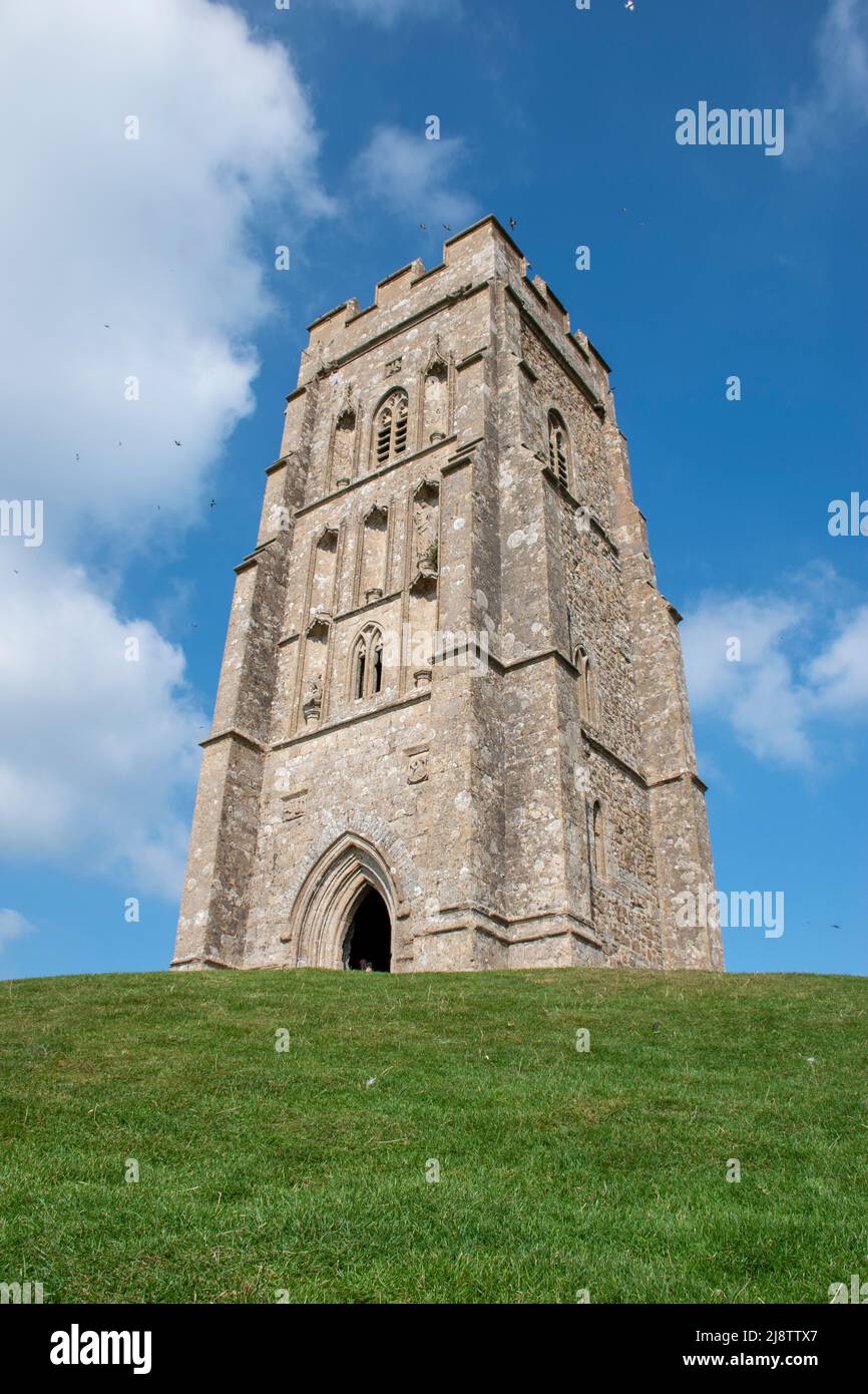 Glastonbury Tor, Somerset, Angleterre Banque D'Images