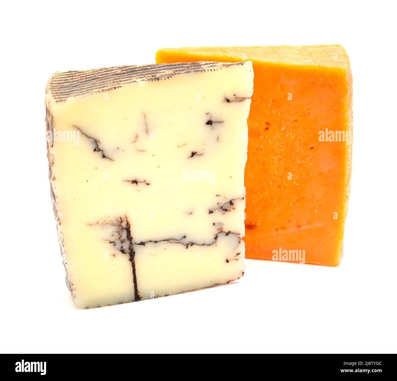 Produits de l'Espagne - spécialité fromage Manchego à l'huile de truffe Banque D'Images