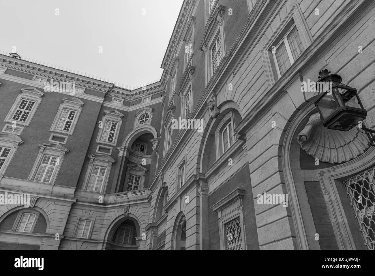 Caserta, Campanie, Italie, le Palais Vanvitellien. C'est un palais royal, avec un parc, situé à Caserta. C'est la plus grande résidence royale du wor Banque D'Images