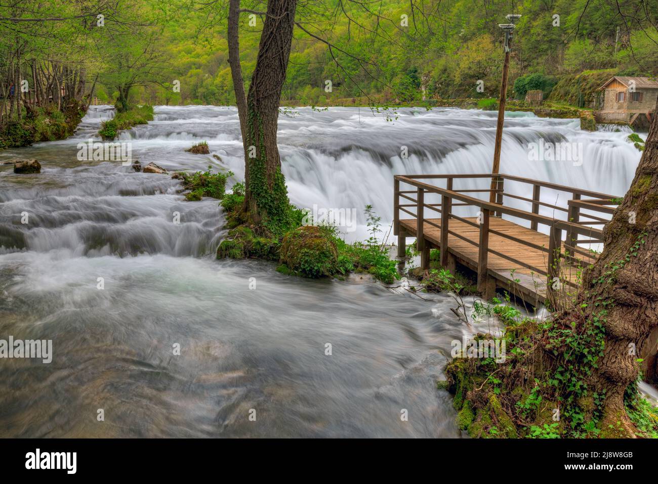 Strbacki buk, Bihac, una-Sana, Bosnie-Herzégovine, Europe Banque D'Images
