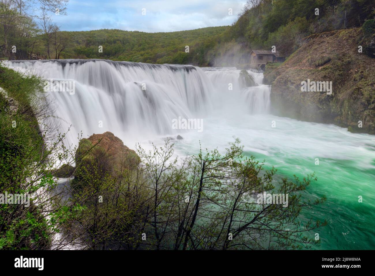 Strbacki buk, Bihac, una-Sana, Bosnie-Herzégovine, Europe Banque D'Images