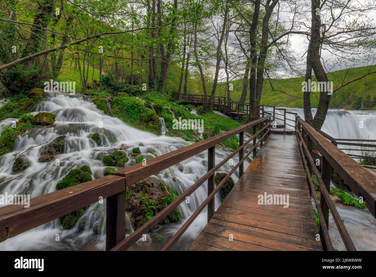 Strbacki buk, Bihac, una-Sana, Bosnie-Herzégovine, Europe Banque D'Images