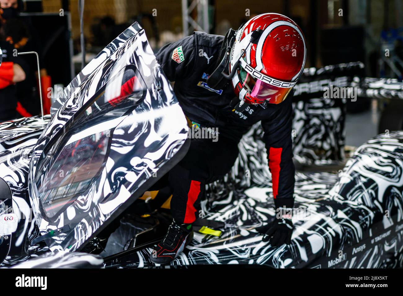 Spa Francorchamps : test LMDH, Felipe Nasr (BR) Banque D'Images