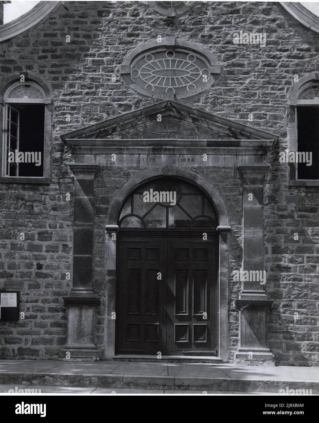 Église de Saint-Joachim, Châteauguay ca. 1920 Banque D'Images