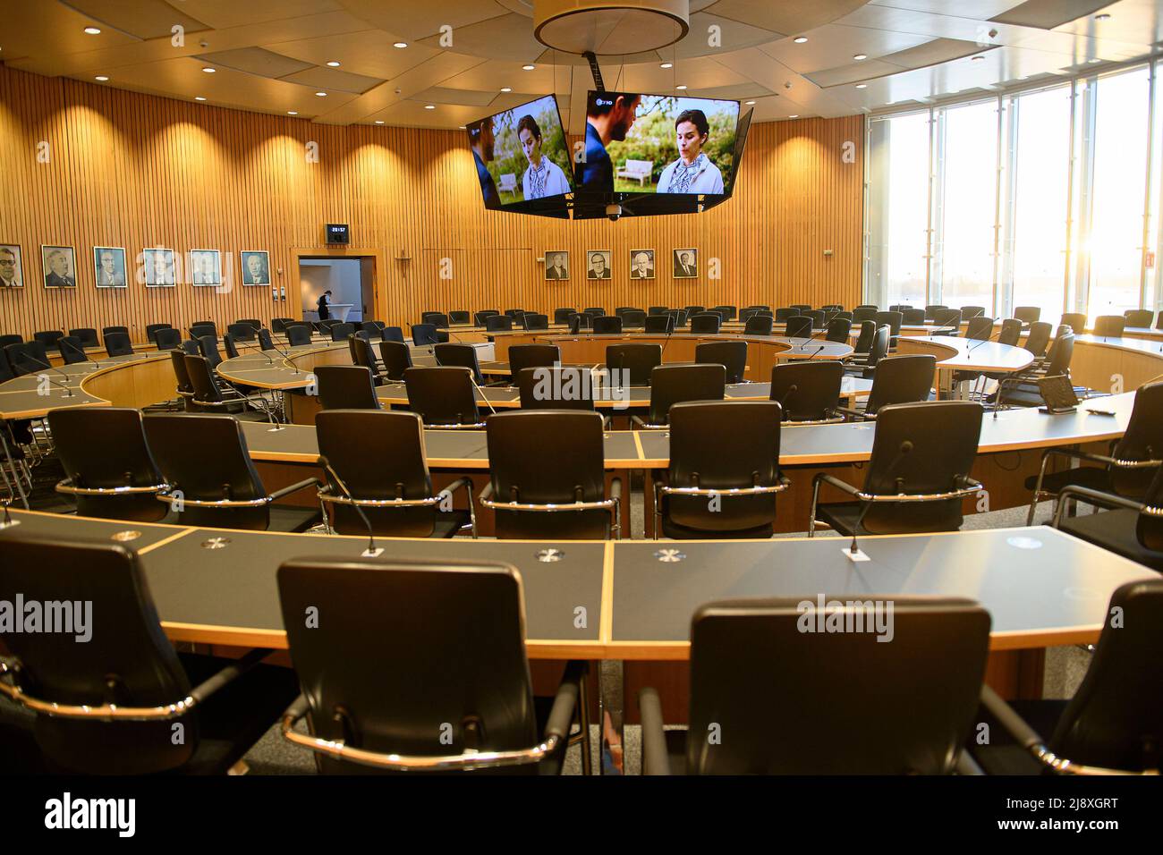 Fonction, espace vide du groupe parlementaire CDU dans NRW. Soirée électorale au Parlement de l'État, élections d'État en Rhénanie-du-Nord-Westphalie NRW, le 15th mai 2022 à Düsseldorf/Allemagne. Â Banque D'Images Fonction, espace vide du groupe parlementaire CDU dans NRW. Soirée électorale au Parlement de l'État, élections d'État en Rhénanie-du-Nord-Westphalie NRW, le 15th mai 2022 à Düsseldorf/Allemagne. Â Banque D'Images