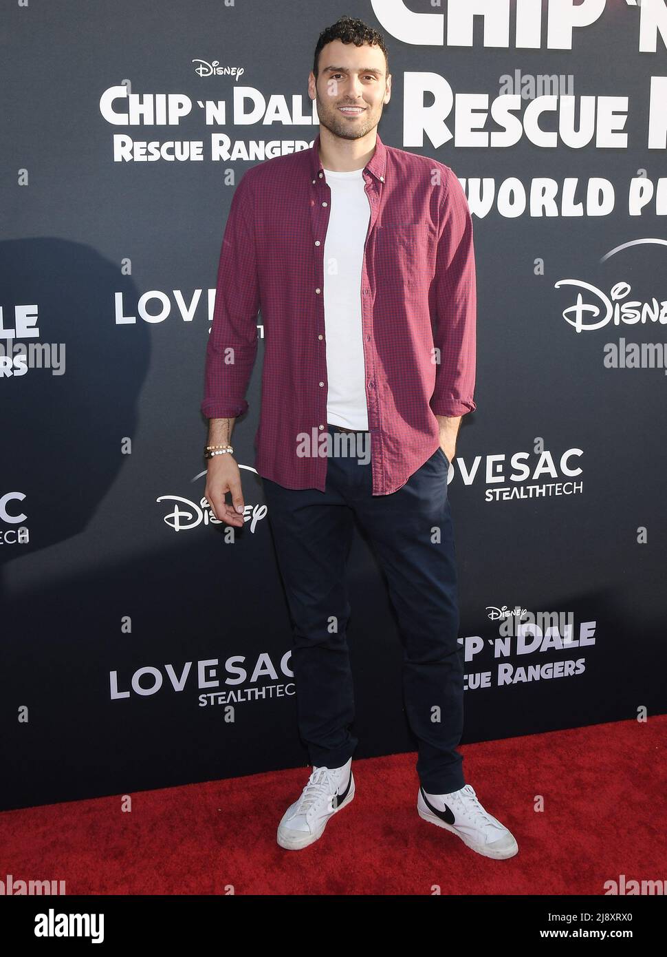 Los Angeles, États-Unis. 18th mai 2022. Dane DiLiegro arrive à la PUCE ‘N DALE: RESCUE RANGERS première mondiale tenue au théâtre El Capitan le mercredi 18 mai 2022. (Photo par Sthanlee B. Mirador/Sipa USA) crédit: SIPA USA/Alay Live News Banque D'Images