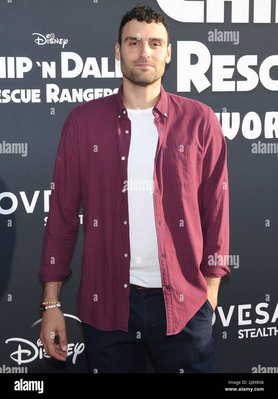 Los Angeles, États-Unis. 18th mai 2022. Dane DiLiegro arrive à la PUCE ‘N DALE: RESCUE RANGERS première mondiale tenue au théâtre El Capitan le mercredi 18 mai 2022. (Photo par Sthanlee B. Mirador/Sipa USA) crédit: SIPA USA/Alay Live News Banque D'Images