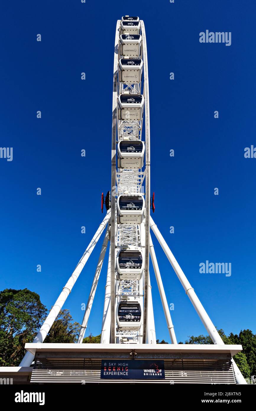 Brisbane Australie / The Wheel of Brisbane à South Bank Parklands. Banque D'Images