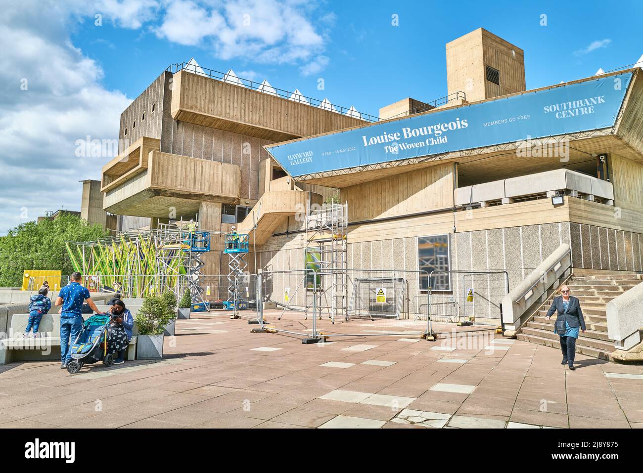 Hayward Gallery, Southbank, Londres, Angleterre. Banque D'Images