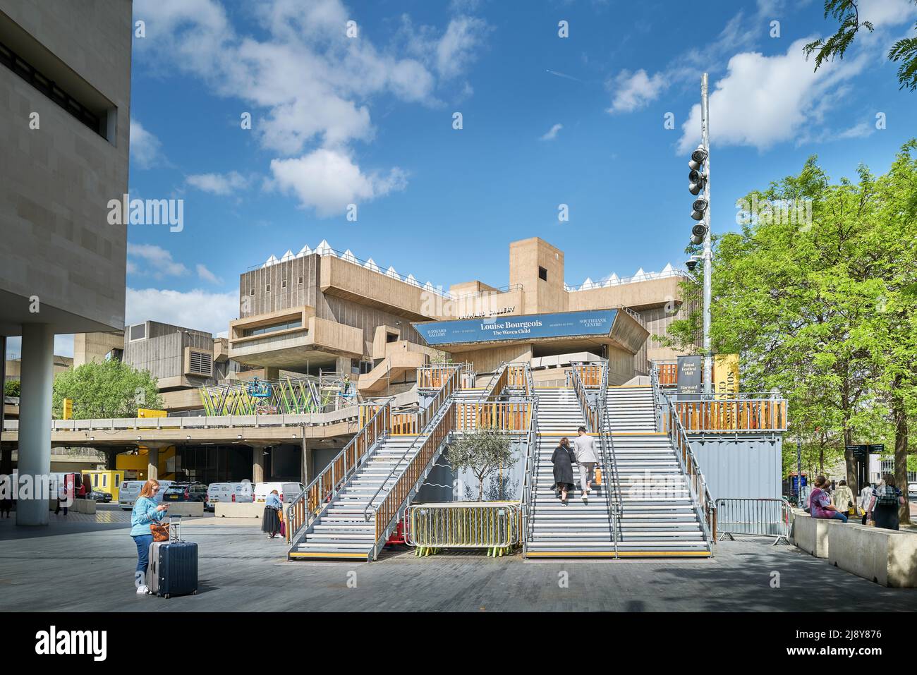 Hayward Gallery, Southbank, Londres, Angleterre. Banque D'Images
