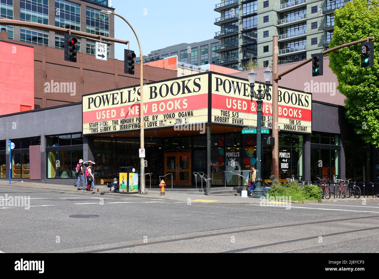 Powell's City of Books, 1005 W Burnside St, boutique de Portland photo d'une librairie du Pearl District, Oregon powell's Books Banque D'Images