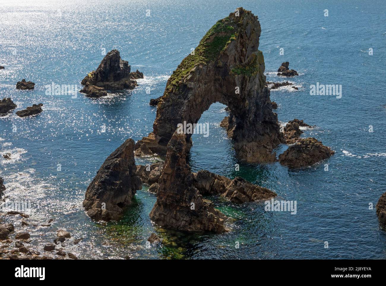 Tête de Crohy ; Arche de mer, Arche, Na Bristi, Stua Mara, Maghery, Co, Donegal, Irlande Banque D'Images