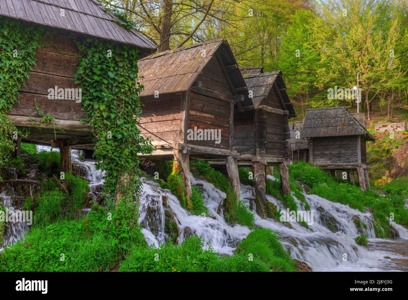 Jajce, Bosnie centrale, Bosnie-Herzégovine, Europe Banque D'Images