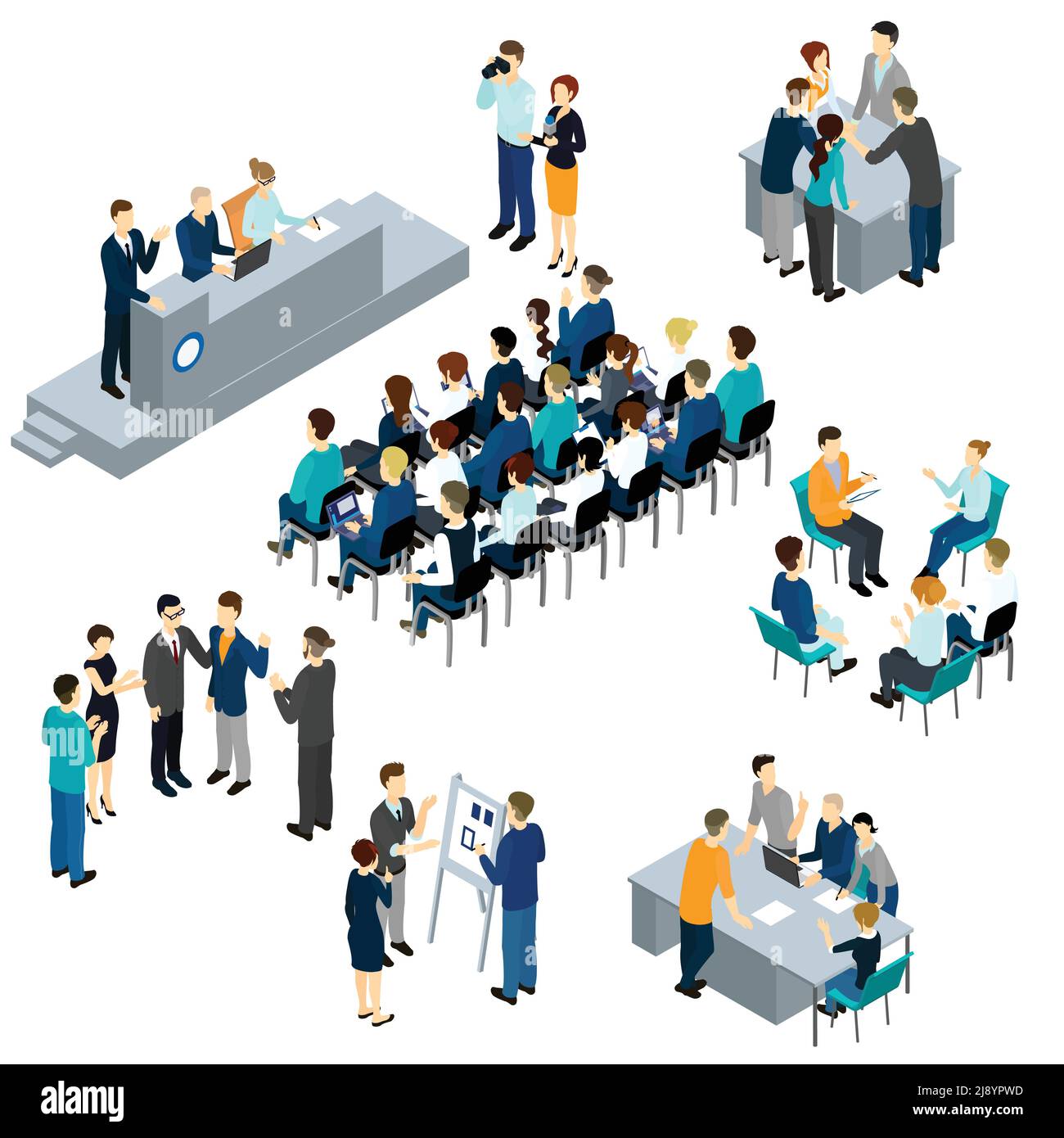 Travail d'équipe de personnes isométrique avec présentation d'entreprise espace de travail de collègue remue-méninges et discussion illustration vectorielle isolée Illustration de Vecteur Travail d'équipe de personnes isométrique avec présentation d'entreprise espace de travail de collègue remue-méninges et discussion illustration vectorielle isolée Illustration de Vecteur