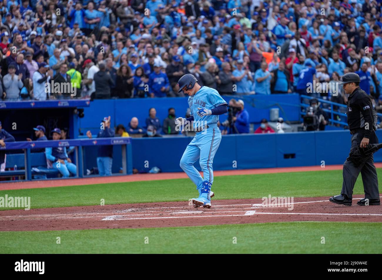 Matt Chapman (26), infieleur de Toronto Blue Jay, a été au centre (431 pieds) lors d'un match de MLB entre Seattle Mariners et Toronto Blue Jays au Rog Banque D'Images