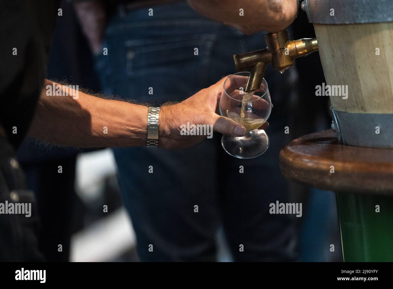 2022-05-19 17:33:10 LA BRASSERIE HAGUE - Maallust de Veenhuizen a reçu le prix â€˜meilleure bière des pays-Bas 2022â€™ lors de l'ouverture officielle de l'édition 9th du Festival hollandais de dégustation de bière. Ce festival débute la semaine de la bière hollandaise. ANP JEROEN JUMELET pays-bas sortie - belgique sortie Banque D'Images