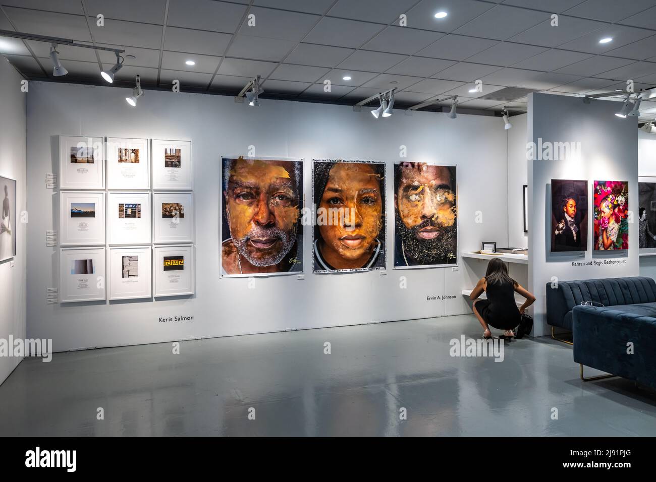 New York, États-Unis. 19th mai 2022. Le salon de la photographie présenté par l'AIPAD (Association of International Photography Art Dealers) a ouvert ses portes aujourd'hui à New York. Le spectacle réunit 49 des plus grandes galeries de photographie d'art au monde. Credit: Enrique Shore/Alay Live News Banque D'Images