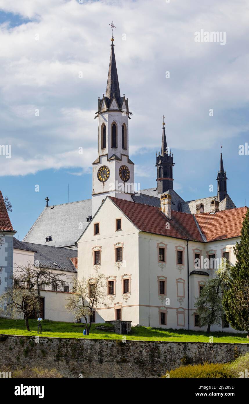 Abbaye cistercienne Vyssi Brod, Hohenfurth, Vyssi Brod, Sumava, Bohême du Sud, Bohême, République tchèque Banque D'Images