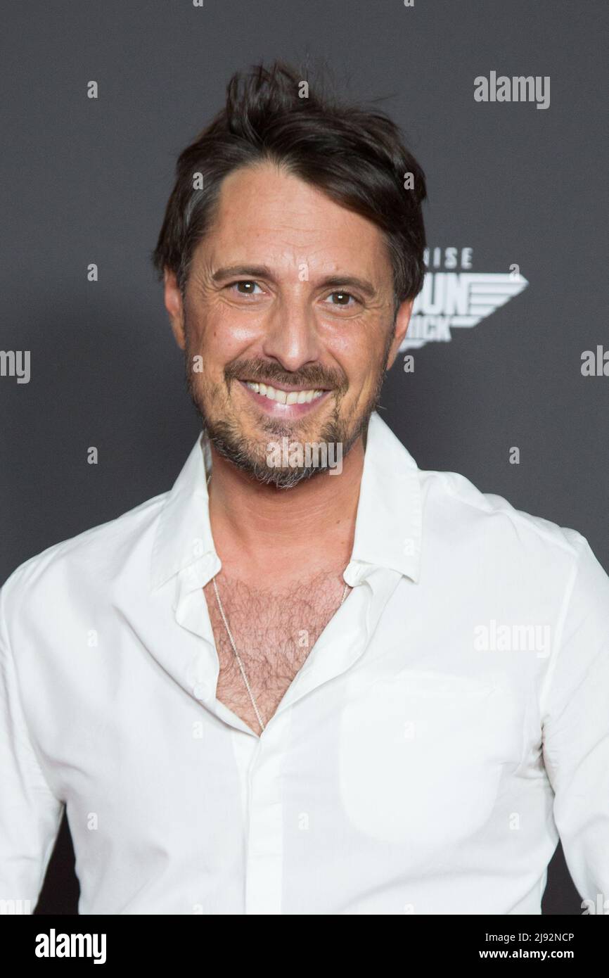 Vincent Cerutti participe à la première du film « Top Gun Maverick » de ...