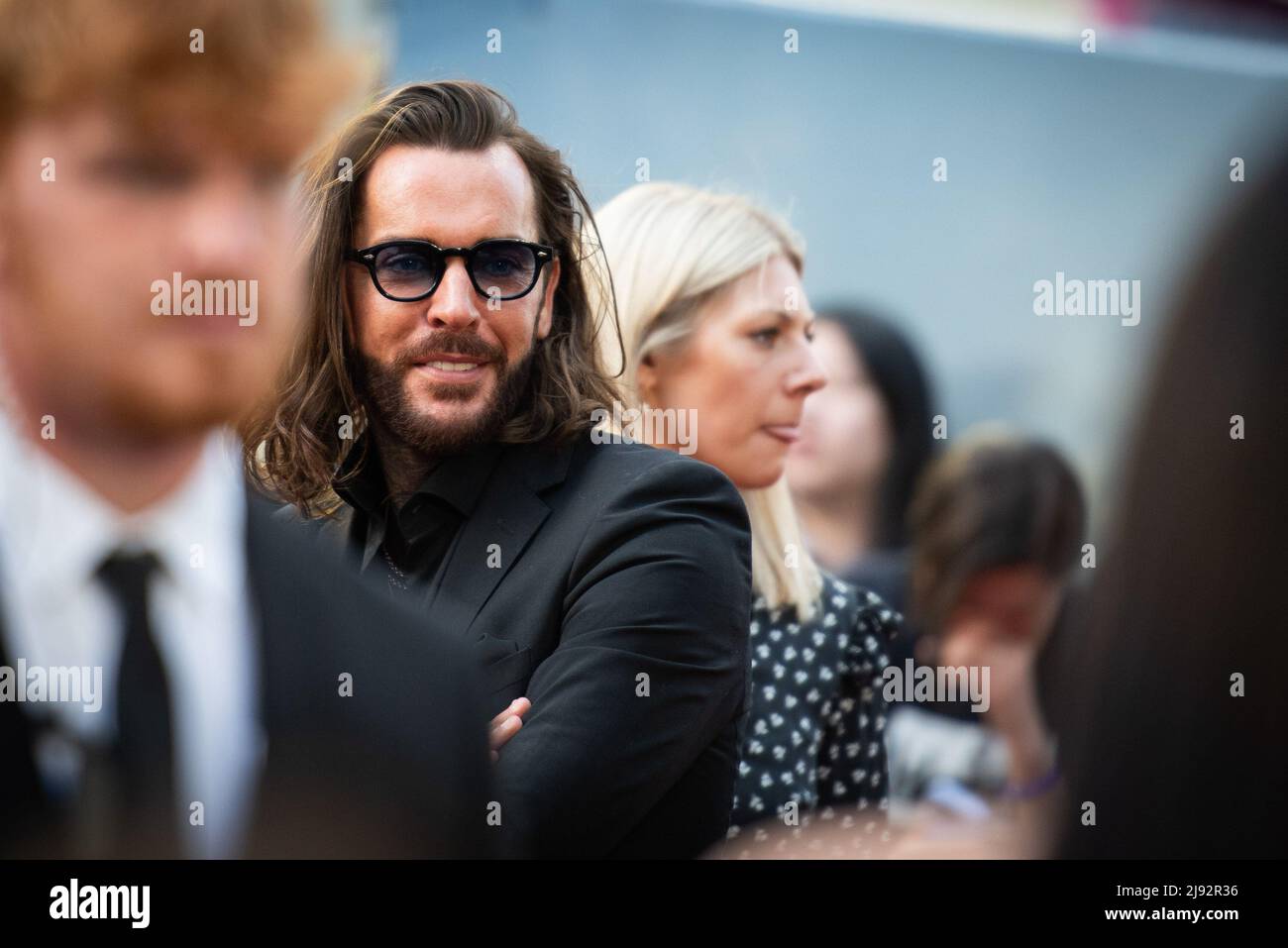 Londres, Royaume-Uni. 19th mai 2022. Pete Wicks assiste à la première Top Gun: Maverick, Royal film Performance à Leicester Square à Londres. Crédit : SOPA Images Limited/Alamy Live News Banque D'Images