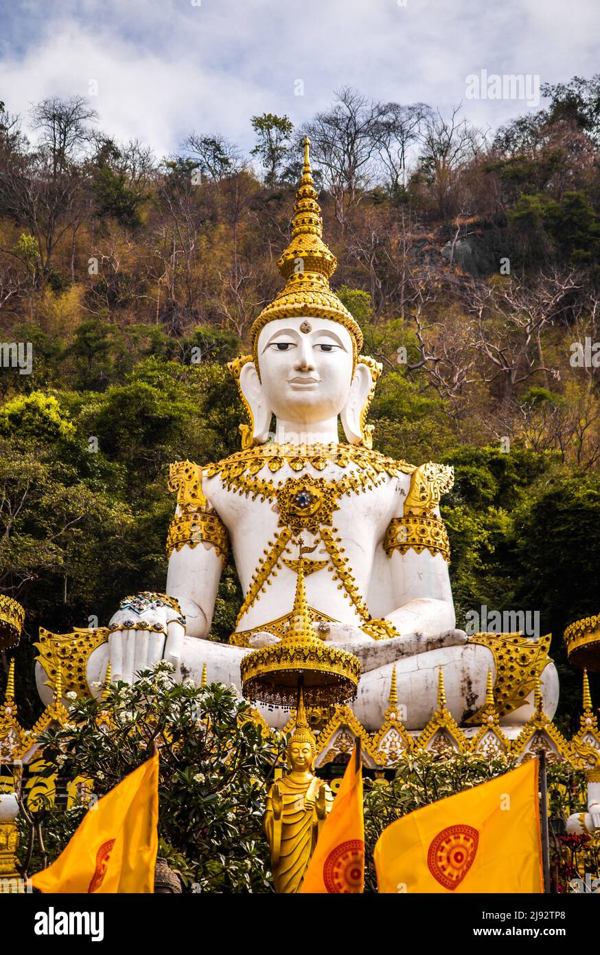 Temple Wat Sai Phairo à Phetchabun, Thaïlande Banque D'Images