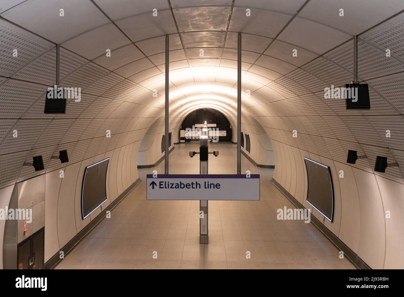 Réunion d'information et visite de la ligne Elizabeth à la gare de Farringdon, organisée par Central District Alliance, London & Partners, TfL Banque D'Images