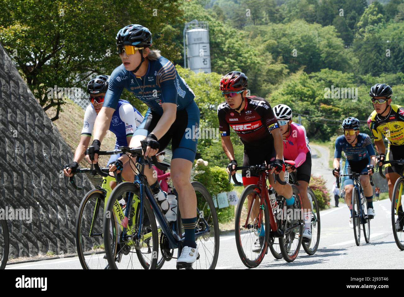 iida, nagano, japon, 2022/19/05 , tournée cycliste professionnelle du Japon qui s'est tenue à Iida au printemps 2022. Banque D'Images