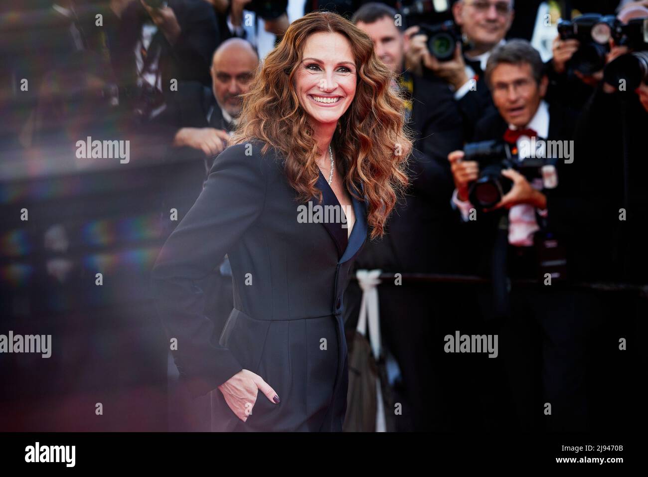 Armageddon Time Actors - Festival Cannes tapis rouge 19 mai 2022 avec Julia Roberts, Anne Hathaway, James Gray, Jeremy Strong, Banque D'Images