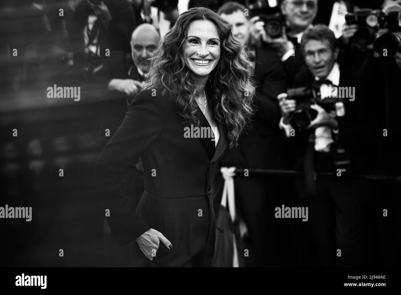 Armageddon Time Actors - Festival Cannes tapis rouge 19 mai 2022 avec Julia Roberts, Anne Hathaway, James Gray, Jeremy Strong, Banque D'Images