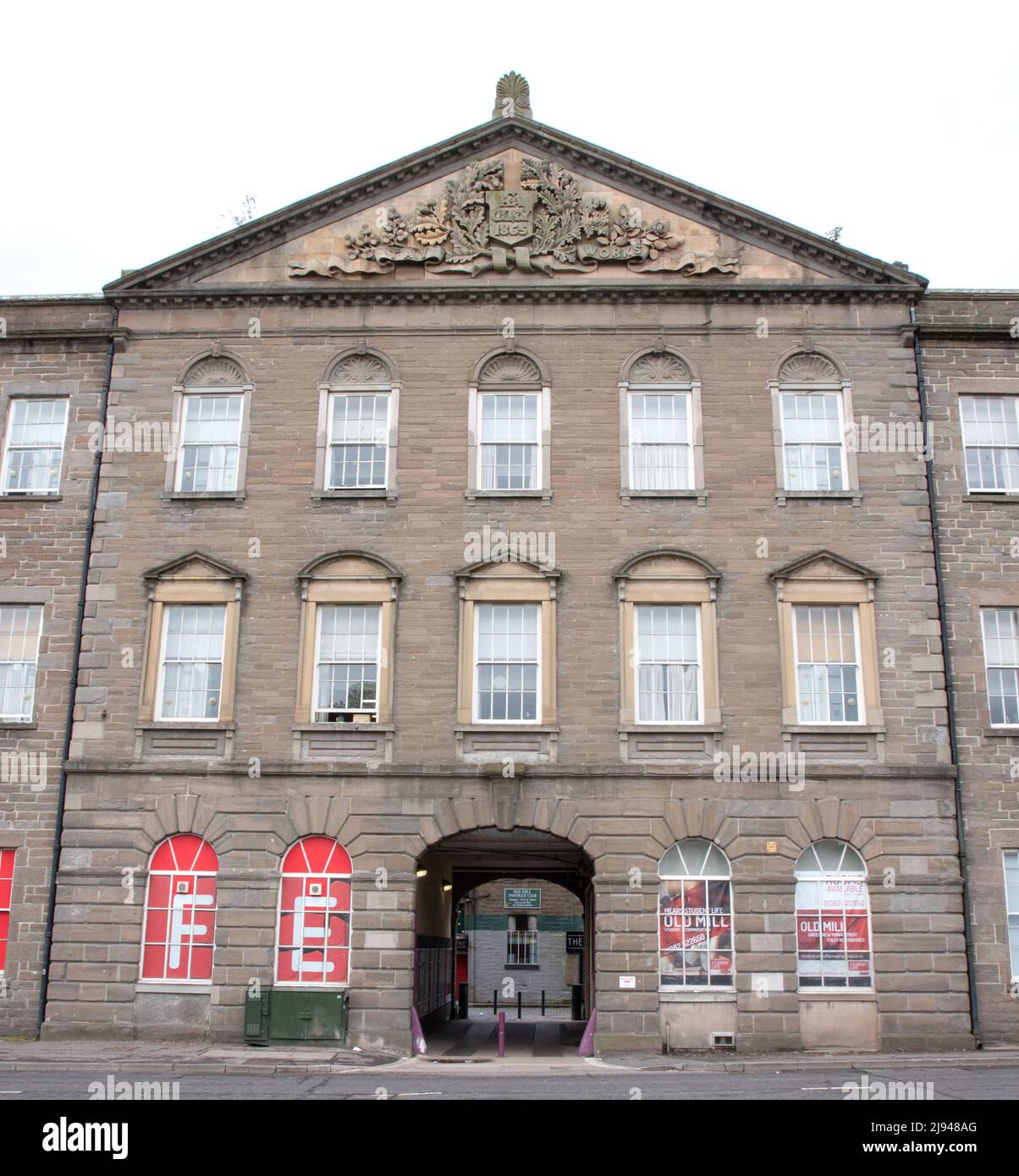 La Central Bay of the Tay Works à Dundee Banque D'Images