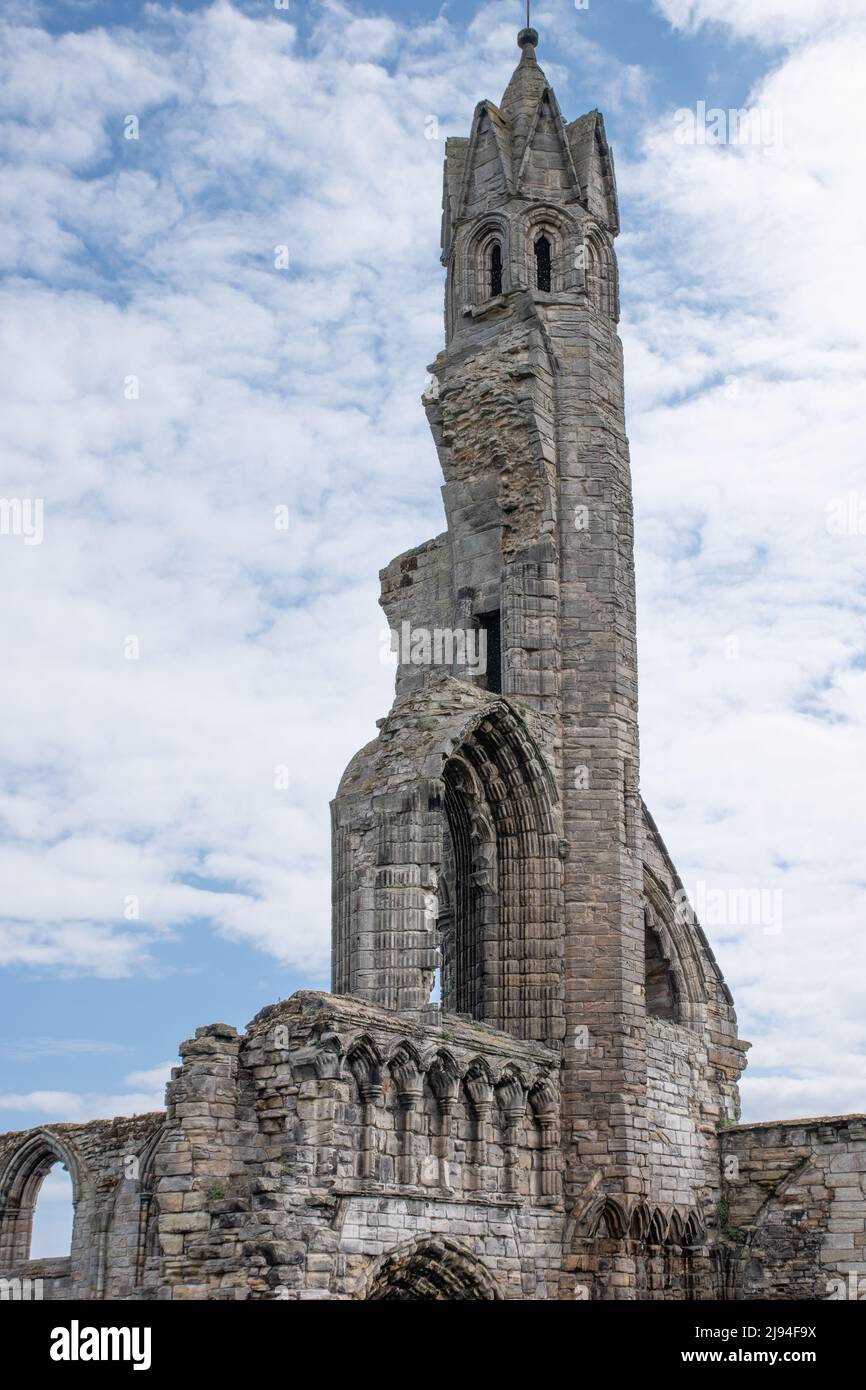 Vestiges de la cathédrale St Andrews West Tower Banque D'Images