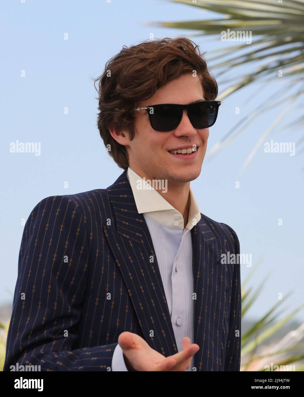 Cannes, France. 20th mai 2022. Lorenzo Zurzolo lors de l'appel photo du film EO au Festival de Cannes 75th. Credit: Doreen Kennedy/Alamy Live News. Banque D'Images