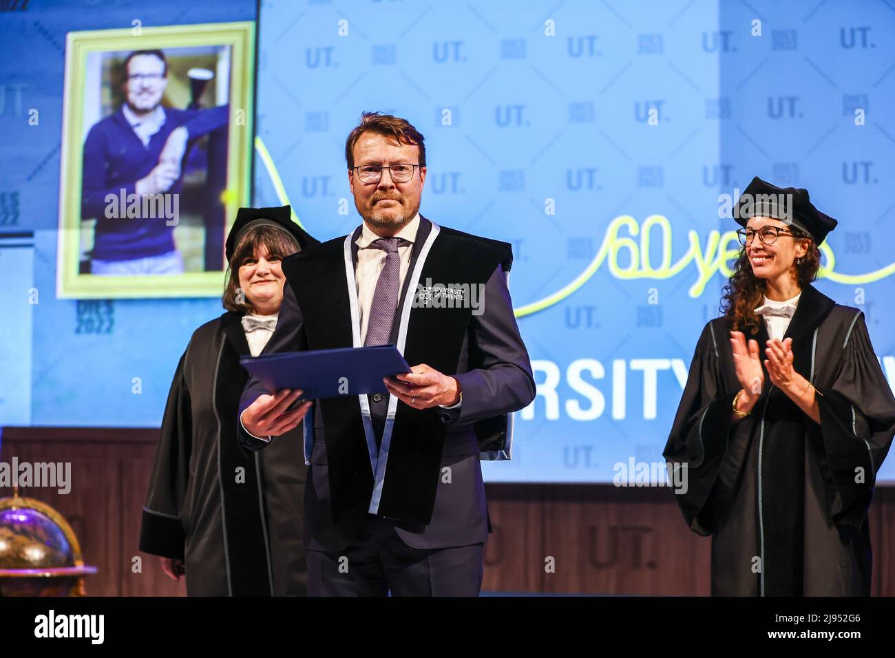 2022-05-20 16:25:07 ENSCHEDE - Prince Constantijn reçoit un doctorat honorifique de l'Université de Twente, qui célèbre son anniversaire de 60th. ANP VINCENT JANNINK pays-bas sortie - belgique sortie Banque D'Images