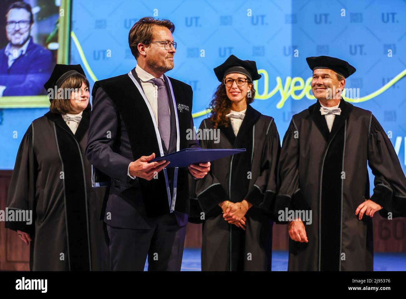 2022-05-20 16:25:27 ENSCHEDE - Prince Constantijn reçoit un doctorat honorifique de l'Université de Twente, qui célèbre son anniversaire de 60th. ANP VINCENT JANNINK pays-bas sortie - belgique sortie Banque D'Images