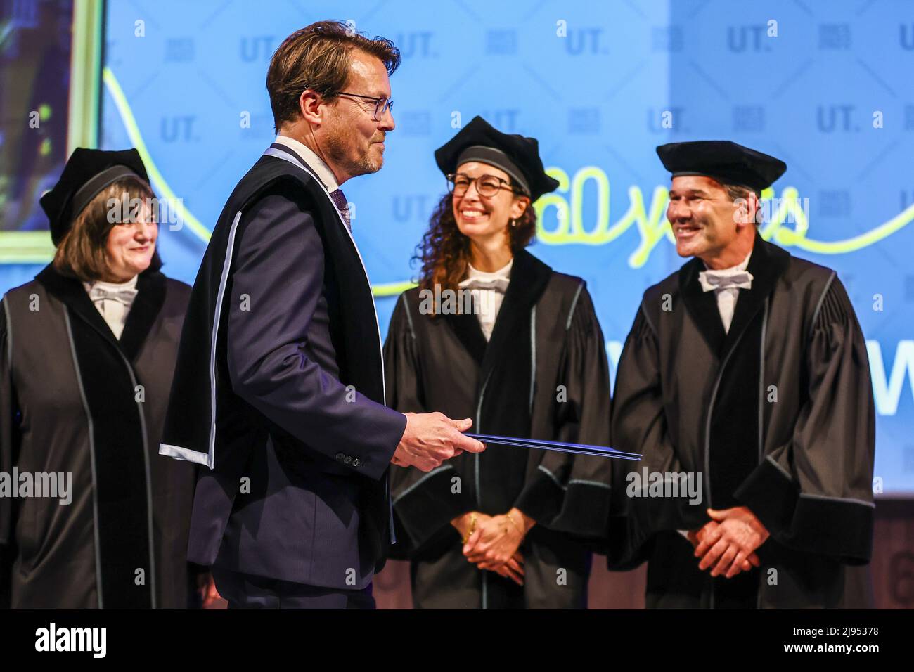 2022-05-20 16:25:30 ENSCHEDE - Prince Constantijn reçoit un doctorat honorifique de l'Université de Twente, qui célèbre son anniversaire de 60th. ANP VINCENT JANNINK pays-bas sortie - belgique sortie Banque D'Images
