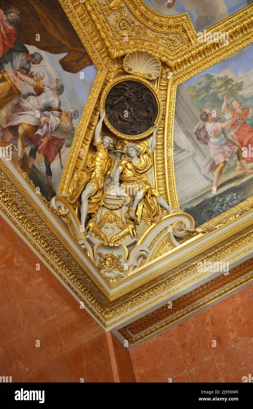 Paris, France 03.25.2017 : intérieur d'un célèbre musée de Paris Banque D'Images