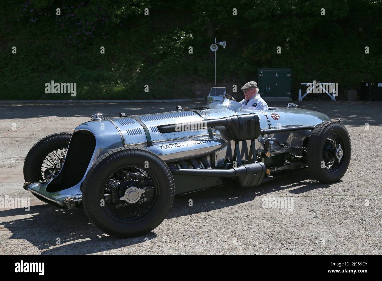 Napier-Railton 535hp W12 (1934, Brooklands Lap Record car), Centenaire de la vitesse, 17 mai 2022, Brooklands Museum, Weybridge, Surrey, Angleterre, Royaume-Uni, Europe Banque D'Images