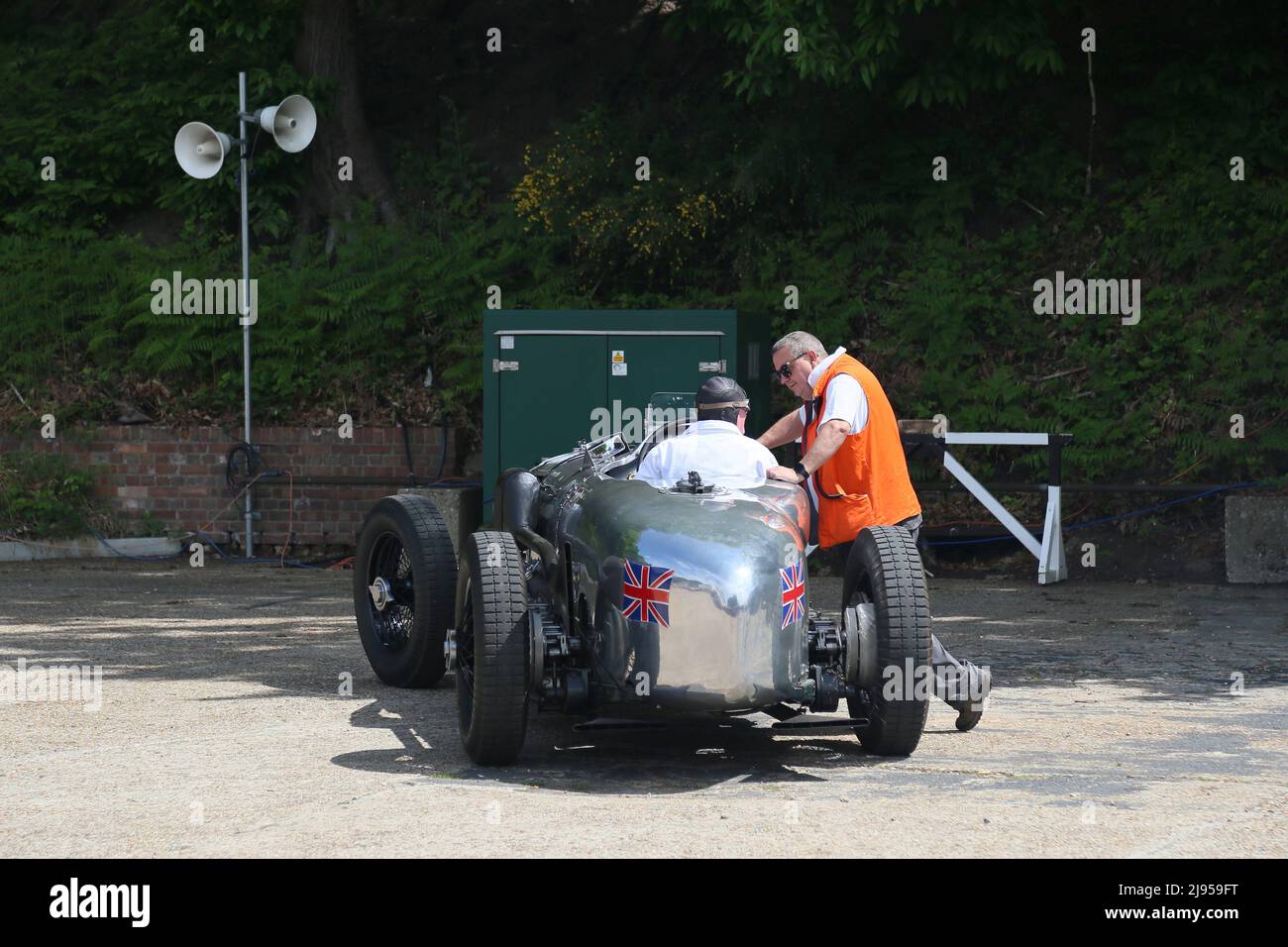 Napier-Railton 535hp W12 (1934, Brooklands Lap Record car), Centenaire de la vitesse, 17 mai 2022, Brooklands Museum, Weybridge, Surrey, Angleterre, Royaume-Uni, Europe Banque D'Images