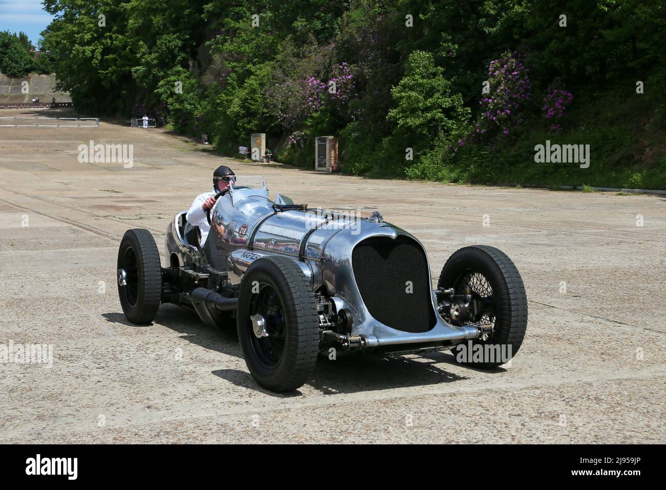 Napier-Railton 535hp W12 (1934, Brooklands Lap Record car), Centenaire de la vitesse, 17 mai 2022, Brooklands Museum, Weybridge, Surrey, Angleterre, Royaume-Uni, Europe Banque D'Images