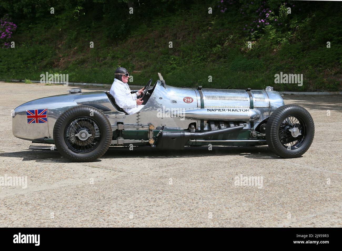 Napier-Railton 535hp W12 (1934, Brooklands Lap Record car), Centenaire de la vitesse, 17 mai 2022, Brooklands Museum, Weybridge, Surrey, Angleterre, Royaume-Uni, Europe Banque D'Images