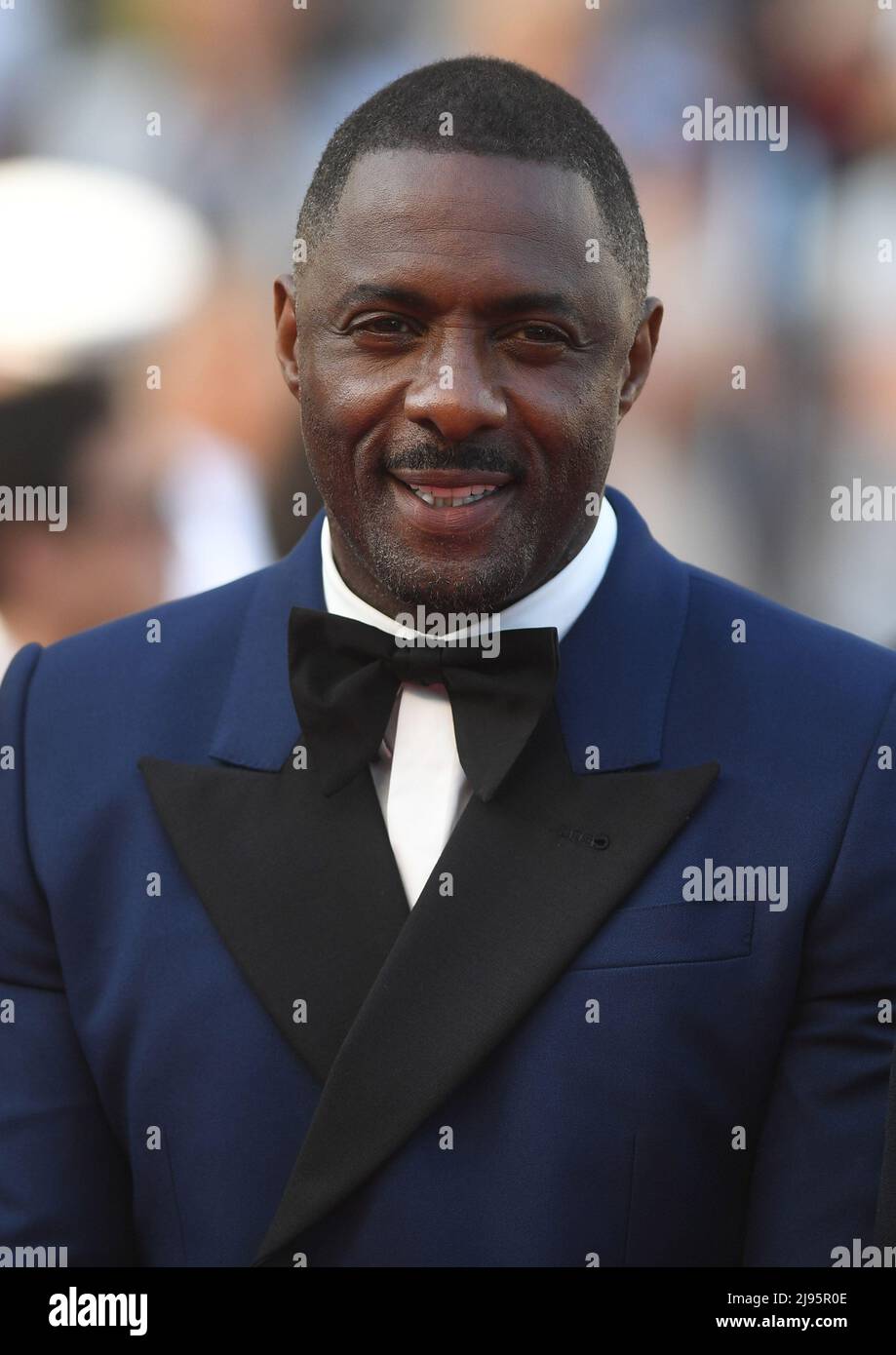 Cannes, France. 20th mai 2022. L'acteur britannique Idris Elba assiste à la première de trois mille ans de nostalgie au Palais des Festivals au Festival de Cannes 75th, en France, le vendredi 20 mai 2022. Photo de Rune Hellestad/ Credit: UPI/Alay Live News Banque D'Images